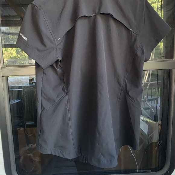 Columbia Womens Dark Gray Short Sleeve Shirt - Picture 4 of 6